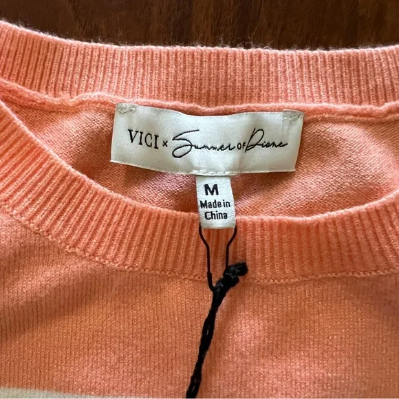 NWT Vici x Summer of Diane Stripe Knit Tank Top & Mini Skirt Set size medium - Picture 3 of 11